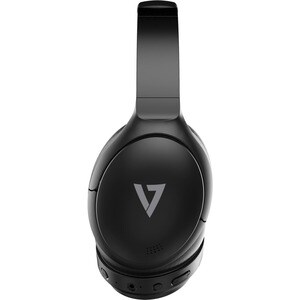V7 HB800ANC Wired/Wireless Over-the-ear Stereo Headset - Black - Binaural - Circumaural - 1500 cm - Bluetooth - 32 Ohm - 2