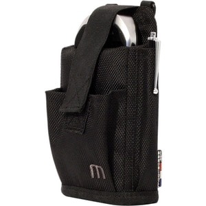 MOBILIS Carrying Case (Holster) Handheld Terminal, Smartphone, Tablet - Black - Drop Resistant - Elastic Flap, 1680D Polye