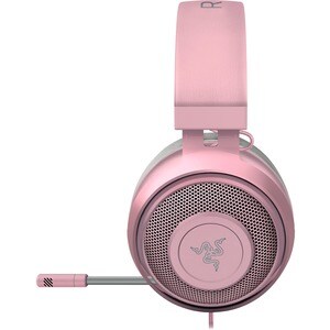 Auriculares de gaming Razer Kraken Cableado Sobre la cabeza - Cuarzo rosa - Binaural - Cerrado - 32Ohm - 12Hz a 28kHz - 13