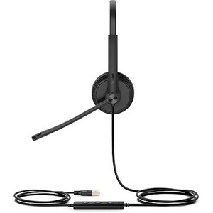 Yealink USB Wired Headset - Mono - USB - Wired - 32 Ohm - 20 Hz - 20 kHz - Over-the-head - Monaural - Uni-directional, Ele