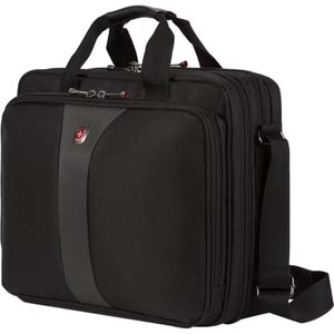 Wenger Legacy 67652140 Carrying Case for 16" Notebook - Black, Gray - Tear Resistant Shoulder Strap - Polyester, Nylon Bod