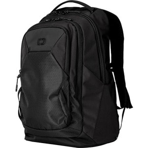 Ogio Carrying Case (Backpack) for 17" Notebook - Black - Water Resistant - 1680D Ballistic Fabric, 420D Ripstop Body - Sho