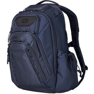 Ogio Gambit Pro Carrying Case (Backpack) for 17" Notebook - Navy - Water Resistant - 1680D Ballistic Fabric, 600D Ripstop,
