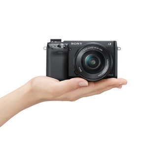 Sony alpha NEX-6 16.1 Megapixel Mirrorless Camera with Lens - 0.63" - 1.97" - Black - Exmor APS HD CMOS sensor Sensor - 3"