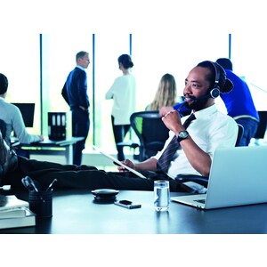 Jabra Evolve 65 UC Stereo - Stereo - Wireless - Bluetooth - 3000 cm - 70 Hz - 20 kHz - Over-the-head - Binaural - Supra-au