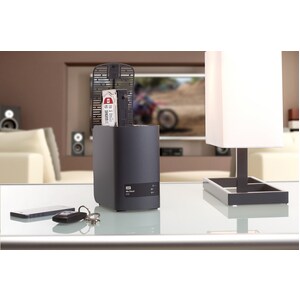 WD My Cloud EX2 WDBVBZ0080JCH-EESN 2 x Total Bays NAS Storage System - Marvell 1.20 GHz - 512 MB RAM Tower - RAID Supporte