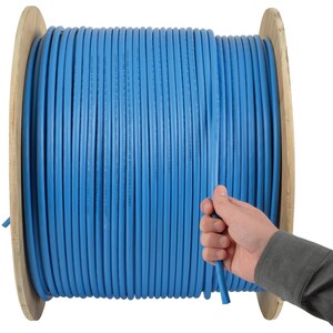Tripp Lite 1000ft Cat6 / Cat6a 10G Bulk Cable Solid Core CMR PVC Blue 1000' - Category 6a for Network Device - 1.25 GB/s -