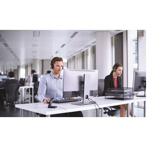 Jabra Evolve 75 Headset MS Stereo - Stereo - Wireless - Bluetooth - 3048 cm - 20 Hz - 20 kHz - Over-the-head - Binaural - 