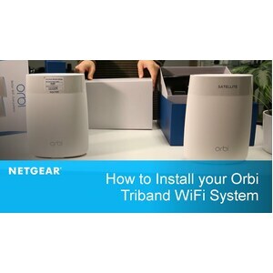 Netgear Orbi RBK53 IEEE 802.11ac Ethernet Wireless Router - 2.40 GHz ISM Band - 5 GHz UNII Band - 375 MB/s Wireless Speed 