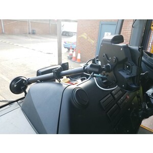 Zirkona Mounting Pole - Black - Black