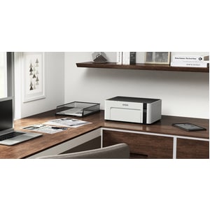 Epson M1120 Desktop Inkjet Printer - Monochrome - 32 ppm Mono - 1440 x 720 dpi Print - 150 Sheets Input - Wireless LAN - W