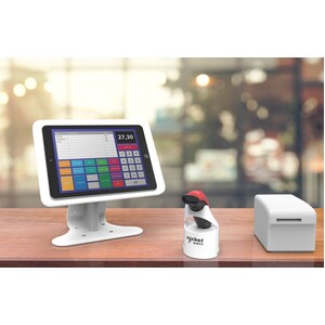Socket Mobile Docking Cradle for Bar Code Scanner - Charging Capability - Proprietary Interface - White