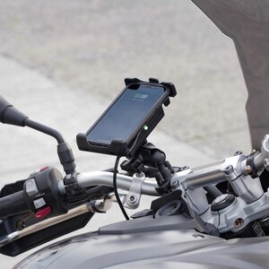 RAM Mounts Quick-Grip Cradle - Wireless - Smartphone - Qi - Charging Capability - USB Type A
