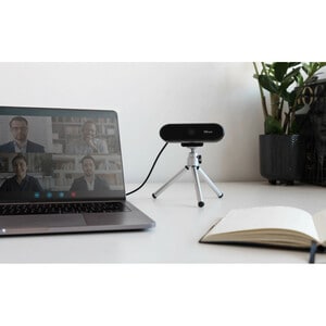 Webcam Trust Tyro - 30 fps - Nero, Argento - USB 2.0 - 1920 x 1080 Video - Auto focus - Microfono - Computer portatile, Co