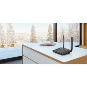 TP-Link TL-MR100 IEEE 802.11b/g/n Cellular, Ethernet Modem/Wireless Router - 4G - LTE 2100, LTE 850, LTE 1800, LTE 2600, L
