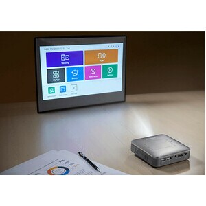 Canon MP250 DLP Projector - 16:9 - 854 x 480 - Front - 20000 Hour Normal ModeWVGA - 400:1 - 250 lm - HDMI - USB - Wireless