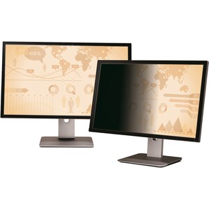 3M Anti-glare Privacy Screen Filter - Black, Glossy, Matte - For 68.6 cm (27") Widescreen LCD Monitor - 16:9 - Scratch Res