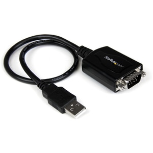 StarTech.com USB to Serial Adapter - Prolific PL-2303 - COM Port Retention - USB to RS232 Adapter Cable - USB Serial - Add
