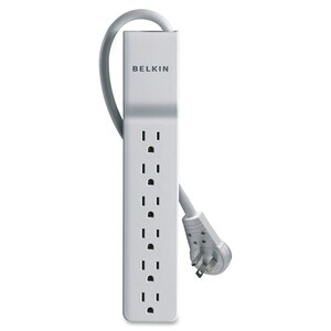 Belkin® Home/Office Series Surge Protector With 6 Outlets And Rotating Plug - 6 x AC Power - 720 J