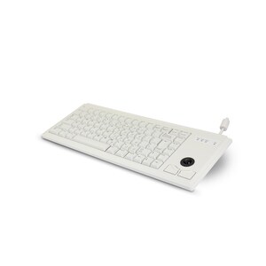 CHERRY ML 4420 Ultraslim Keyboard w/ Optical Trackball - Cable Connectivity - PS/2 Interface - 83 Key - Trackball - Built-