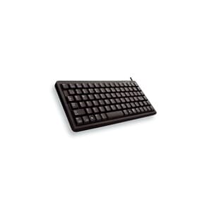 CHERRY G84-4100 Ultraslim Black Wired Mechanical Keyboard - Compact - USB & PS/2 Connectors - TAA Compliant - Laser Etched