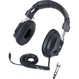 Califone Switchable Stereo/Mono - Mono, Stereo - Black - Mini-phone (3.5mm) - Wired - 36 Ohm - Over-the-head - Binaural - 