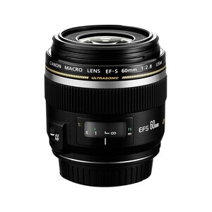 Canon - 60 mm - f/2.8 - Macro Fixed Lens for Canon EF/EF-S - 52 mm Attachment - 1x Magnification - USM - 73 mm Diameter