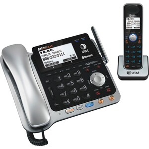 Vtech AT&T TL86109 Cordless Phone with Answering Machine - 2 x Phone Line - Answering Machine - Backlight