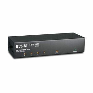 Tripp Lite 4-Port DVI Single Link Video / Audio Splitter / Booster DVIF/2xF - 1920 x 1200 - WUXGA - 1 x 44 x DVI Out - TAA