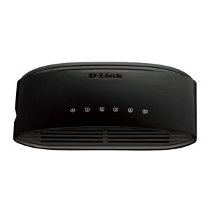 D-Link DES-1005E Ethernet Switch - 5 Ports - 10/100Base-TX - 2 Layer Supported - Desktop, Wall Mountable - Lifetime Limite
