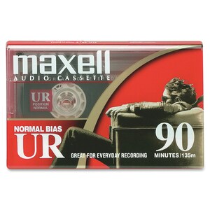 Maxell UR Type I Audio Cassette - 1 x 90 Minute - Normal Bias