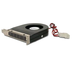StarTech.com Expansion Slot Rear Exhaust Cooling Fan with LP4 Connector - PC Case Exhaust Fan/Video Card Cooler Fan - Syst