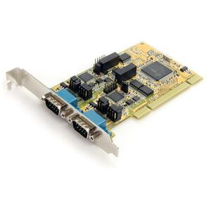 StarTech.com 2 Port RS232/422/485 PCI Serial Adapter w/ ESD - Universal PCI - PC - 2 x Number of Serial Ports External