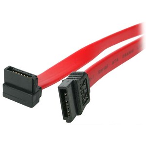 StarTech.com 18in SATA to Right Angle SATA Serial ATA Cable - First End: 1 x 7-pin Female SATA - Second End: 1 x 7-pin Fem