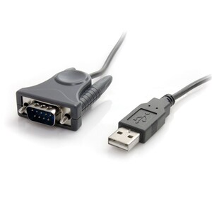StarTech.com Cable Adaptador de 0,9m USB a Serie Serial DB9 DB25 RS232 - DB-9 Macho En Serie - Tipo A Macho USB - 12 Mbit/