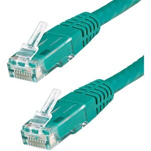 StarTech.com 6ft CAT6 Ethernet Cable - Green Molded Gigabit - 100W PoE UTP 650MHz - Category 6 Patch Cord UL Certified Wir