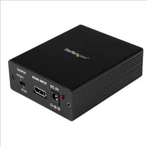 StarTech.com Adaptador Conversor Audio y Vídeo HDMI® a VGA HD15 o Vídeo Componente YPrPb - Convertidor 1080p - Funciones: 