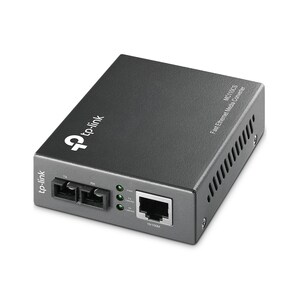 TP-Link MC110CS Transceiver/Media Converter - 2 Port(s) - 1 x Network (RJ-45) - 1 x SC - Twisted Pair, Optical Fiber - Sin