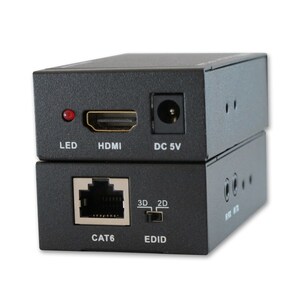 Comprehensive 4K HDMI extender with IR control up to 130ft (40m), 1080p 230ft (70m) - 1 Input Device - 1 Output Device - 2