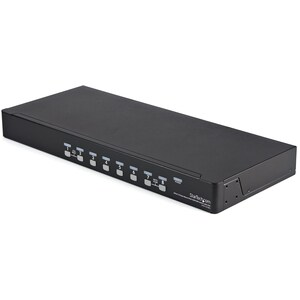 StarTech.com Kit Conmutador KVM USB 8 puertos, Montaje en Rack 1U con OSD y Cables - 8 Ordenador(es) - 1 Usuarios locales 