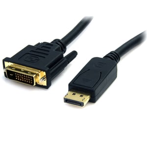 StarTech.com DisplayPort To DVI Cable - 1,8m ( 6 ft.) - Passive - 1080p - DP to DVI Cable - DisplayPort Adapter Cable - Fi