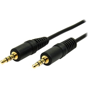 StarTech.com 91cm (3 ft.) / 91cm Slim 3.5mm Stereo Audio Cable - M/M - First End: 1 x Mini-phone Male Stereo Audio - Secon