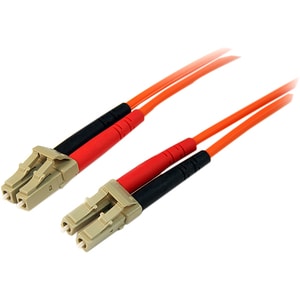 StarTech.com 5m Fiber Optic Cable - Multimode Duplex 50/125 - LSZH - LC/LC - OM2 - LC to LC Fiber Patch Cable - 5m - 2 x L