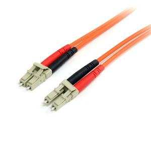 StarTech.com 2m Fiber Optic Cable - Multimode Duplex 62.5/125 - LSZH - LC/LC - OM1 - LC to LC Fiber Patch Cable - First En