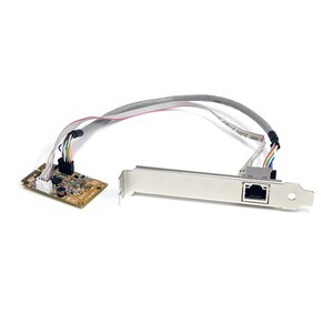 StarTech.com Mini PCI Express Gigabit Ethernet Network Adapter NIC Card - 1 Port - 10/100/1000Base-T - Internal - Low-profile