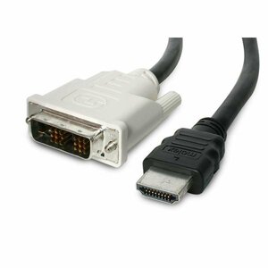 StarTech.com Cable HDMI® a DVI 15m - DVI-D Macho - HDMI Macho - Adaptador - Negro - Extremo prinicpal: 1 x HDMI Macho Audi