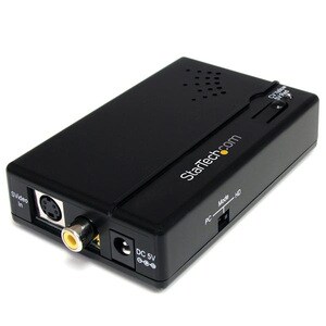 StarTech.com Adaptador Conversor de Audio y Vídeo Compuesto RCA S-Video a HDMI® - HD 1080p - Funciones: Conversión de Seña