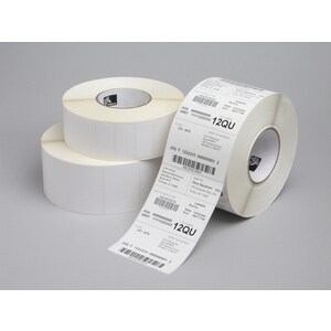 Zebra Z-Perform Multipurpose Label - 102 mm Width x 51 mm Length - Permanent Adhesive - Rectangle - Thermal Transfer - Whi