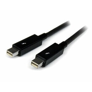 StarTech.com 0.5m Thunderbolt Cable - M/M - Thunder Bolt to Thunder Bolt 0.5 Meter Cable - M/M - First End: 1 x 20-pin Thu