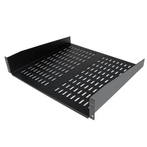 StarTech.com 2U Server Rack Shelf - Universal Vented Cantilever Tray for 19" Network Equipment Rack & Cabinet - Heavy Duty